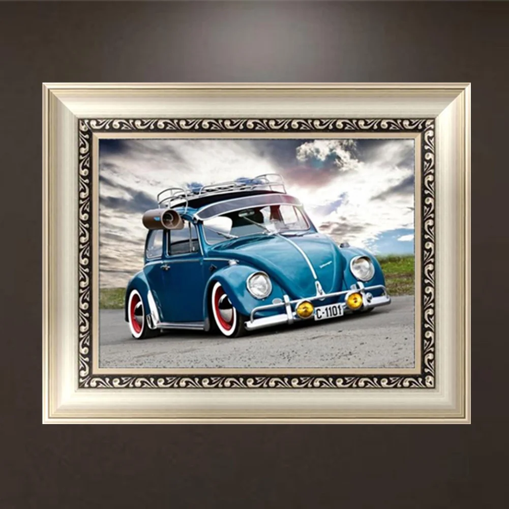 Round Diamond Painting 30*40cm - Car