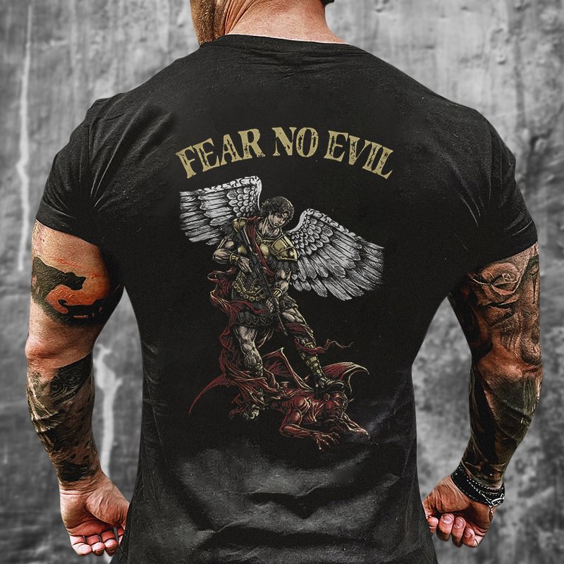Livereid Fear No Evil Print T-shirt - Livereid
