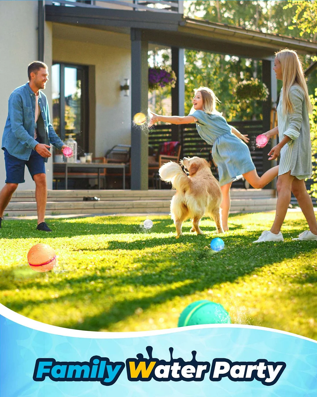 Reusable Water Balloons (Classic Transparent) 18/16/12/8/4 pcs