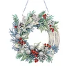 Diamond Painting Christmas Wreath Pendant