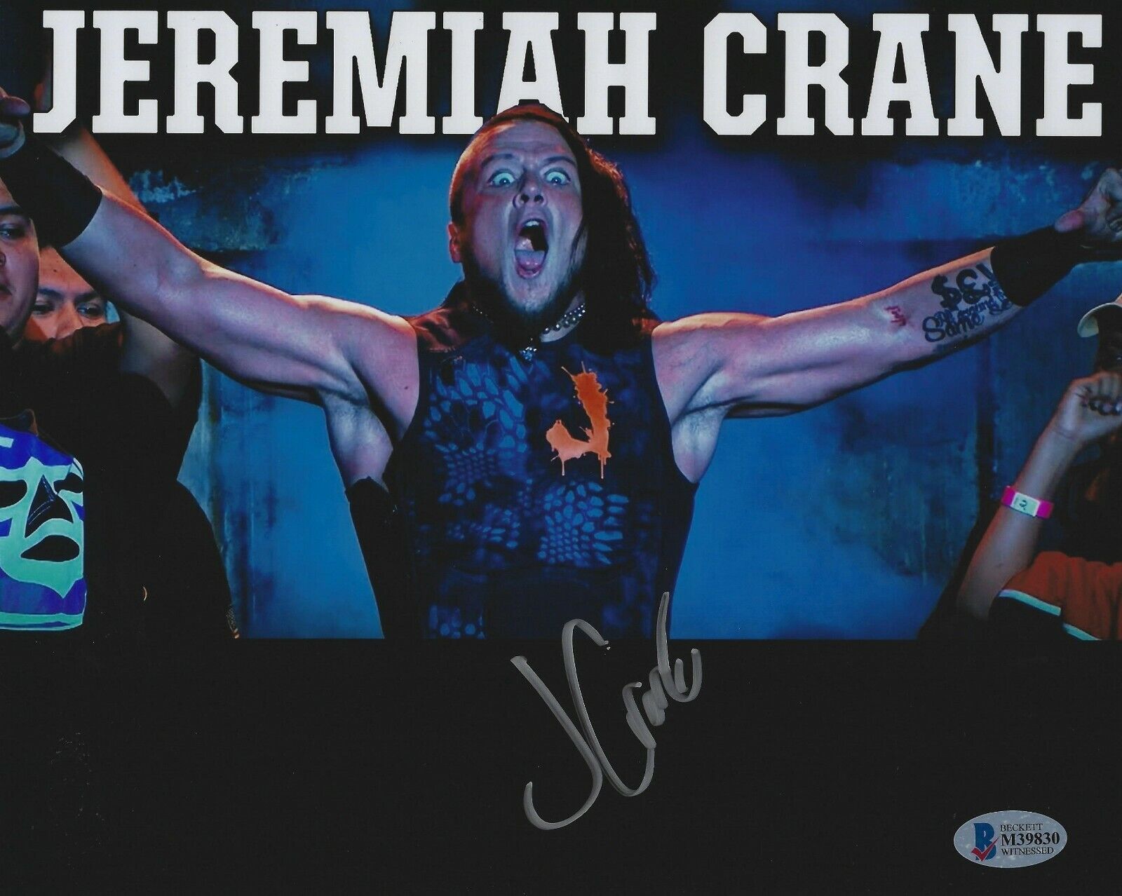 Jeremiah Crane Signed 8x10 Photo Poster painting BAS COA Lucha Underground Sami Callihan WWE MLW