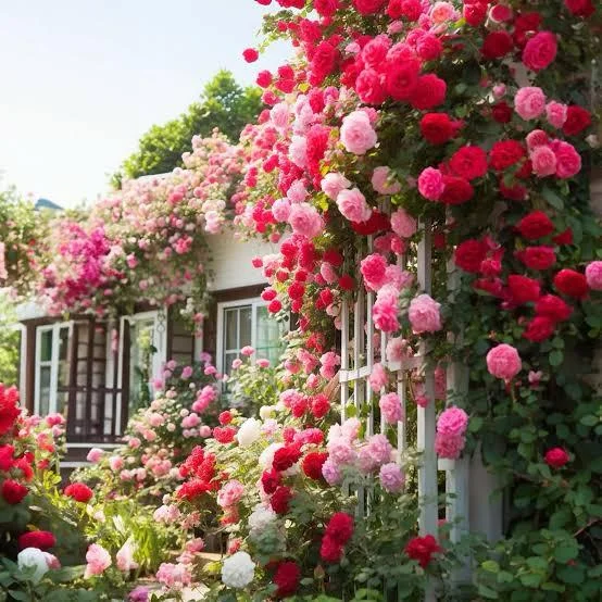 Hybrid Climbing Vine Rose Flower Seeds
