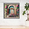 Diamond Painting -DIY Full Square Drill Spring Balcony(45*45CM)