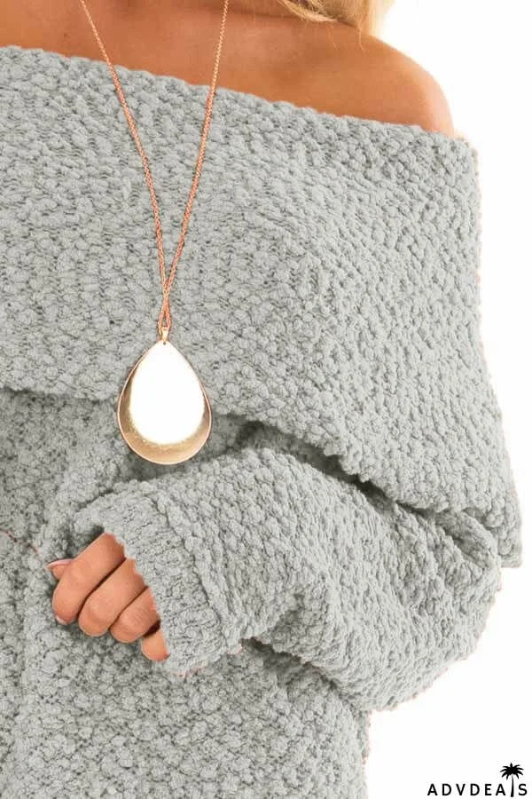 Off The Shoulder Comfy Sweater