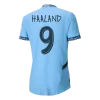 HAALAND #9 Manchester City Home Authentic Soccer Jersey 2024/25 &ndash; UCL