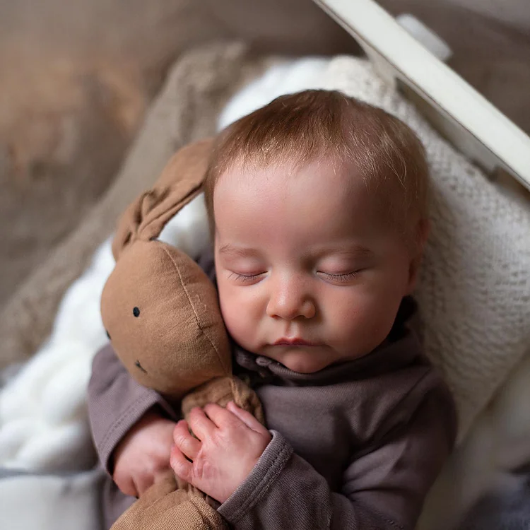 12"&16" Adorable Full Flexible Silicone Reborn Baby Dolls with Soft Limbs and Body, Newborn Boy or Girl Doll Asleep Baby Named Alicia