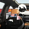 4-In-1 Car Seat Back Storage Bag with Tissue Cup Holder Hanging Hooks Organizer