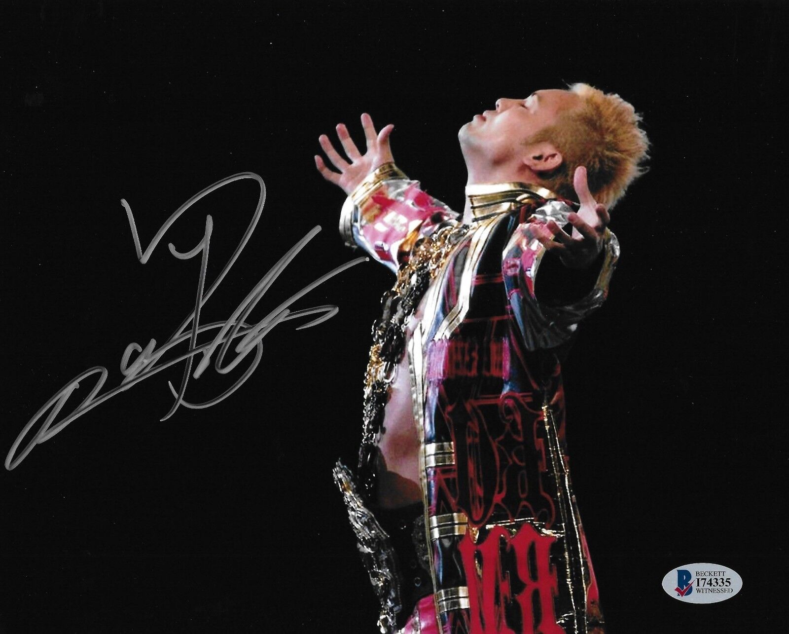 Kazuchika Okada Signed 8x10 Photo Poster painting BAS Beckett COA New Japan Pro Wrestling NJPW 3