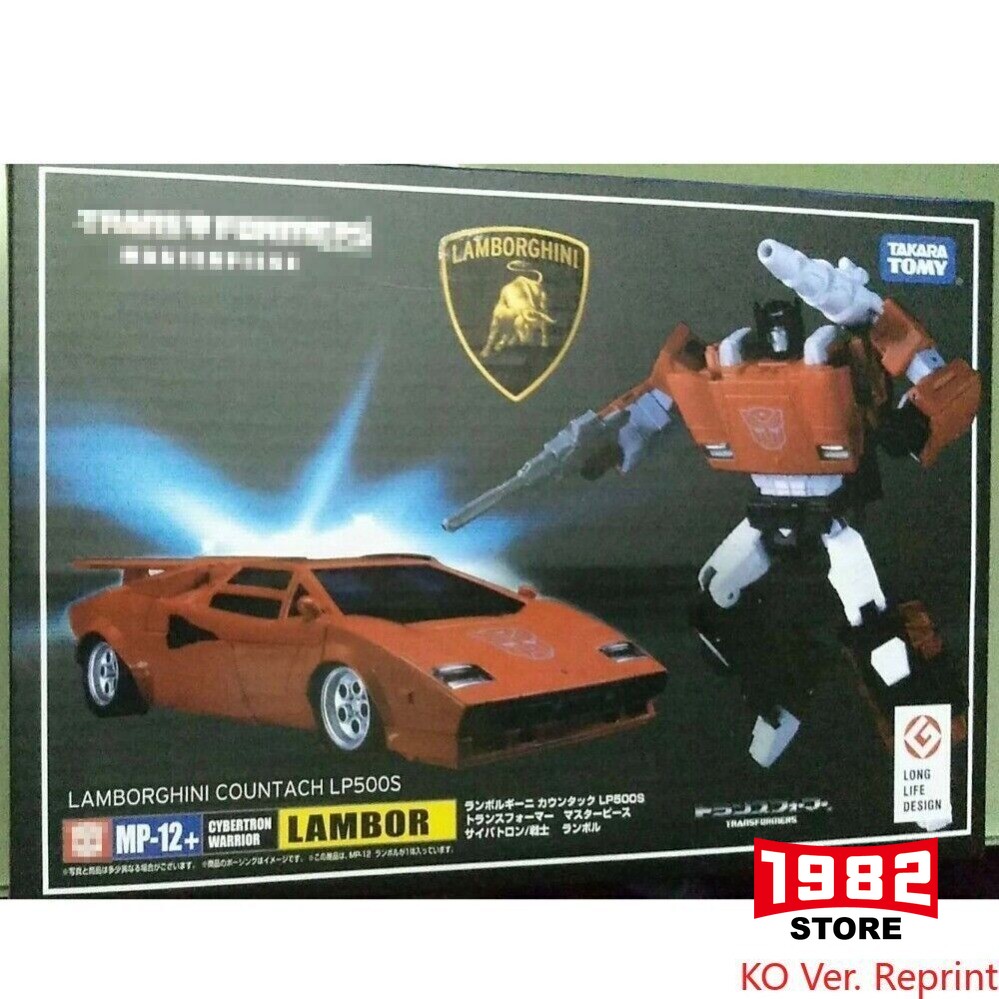 Transformers Masterpiece MP-12+ Lamborghini Countach KO Action Figure - Inspired by Takara Design
