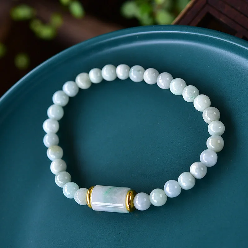 Natural Jade Luck Prosperity Bracelet