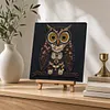 DIY Pre-Framed Owl Button Art Canvas Kit