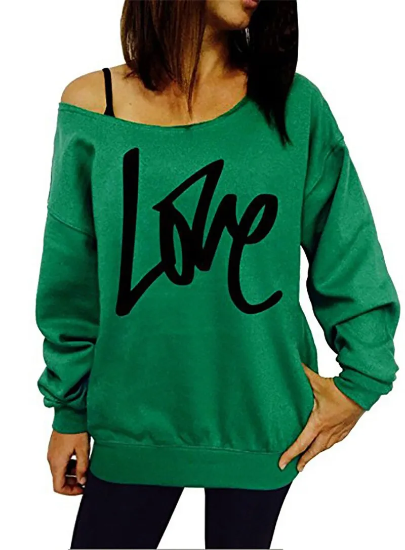 Plus size 5 XL love Women hoodies sweatershirt 2021 O Neck Fashion Couple streetwear Casual Trend Tops