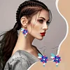 12 Pairs Diamond Painting Earrings DIY Diamond Art Earrings for Adults (C)