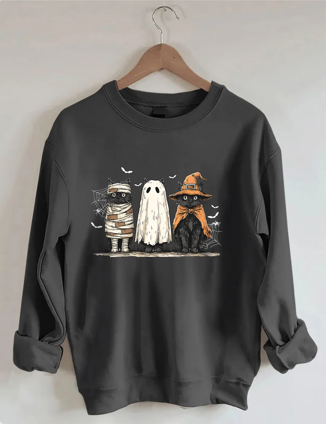 Black Cat Pumpkin Sweatshirt