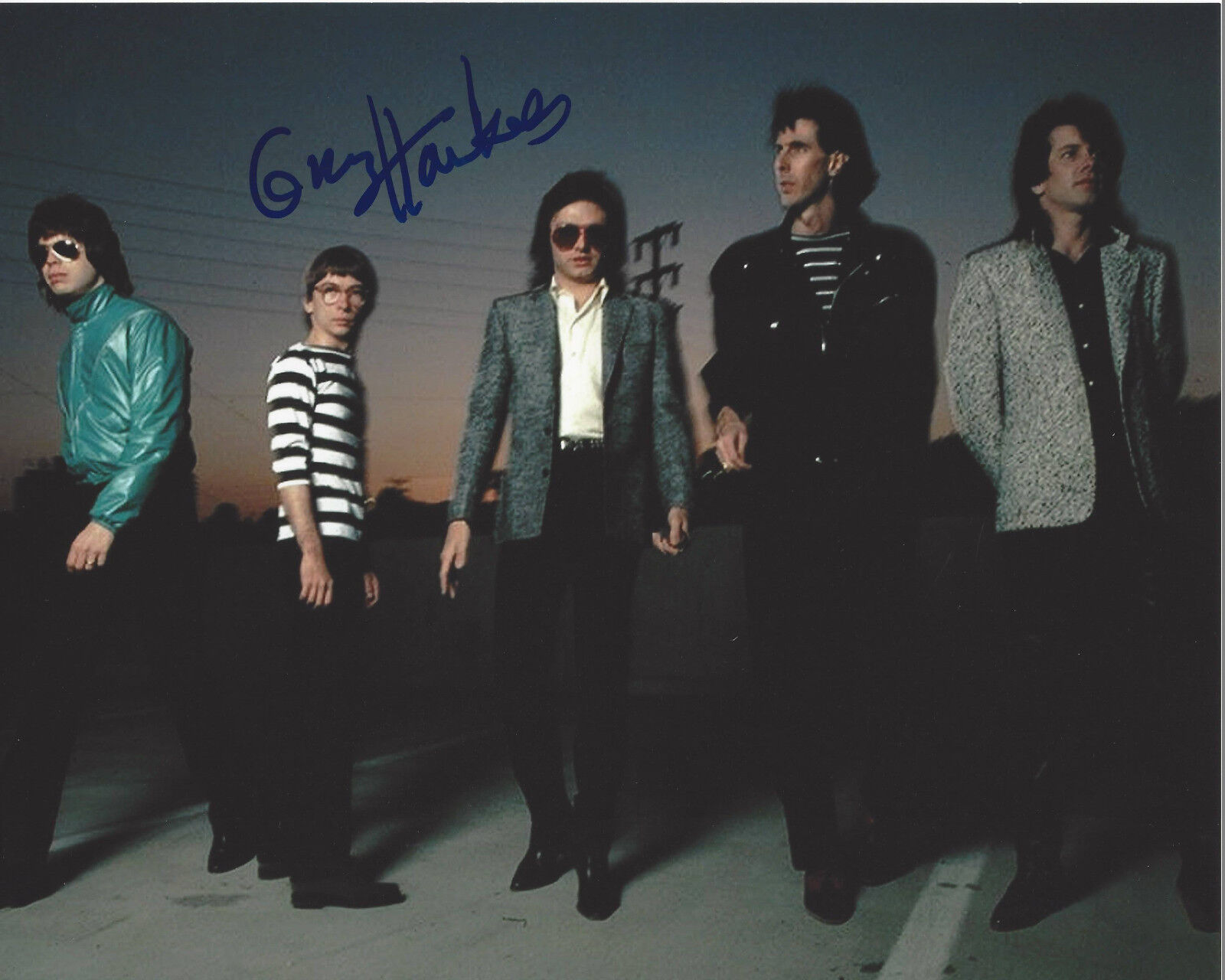 GREG HAWKES THE CARS KEYBOARDIST SIGNED AUTHENTIC 8X10 Photo Poster painting E w/COA PROOF