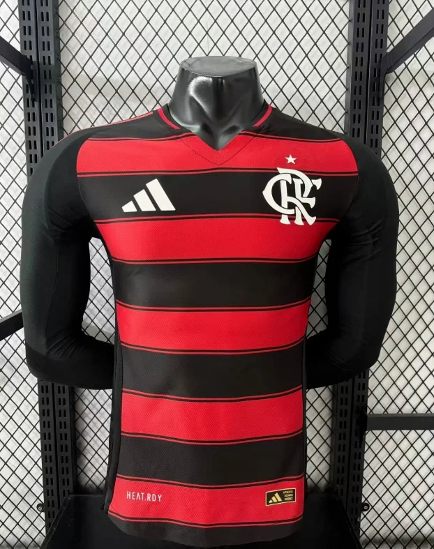 25-26 season Flamengo home long sleeve jersey - player version