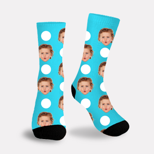 Personalised Ankle Socks Gift For Men – Birthday, Valentine’s, Wedding (Black Cotton Crew)