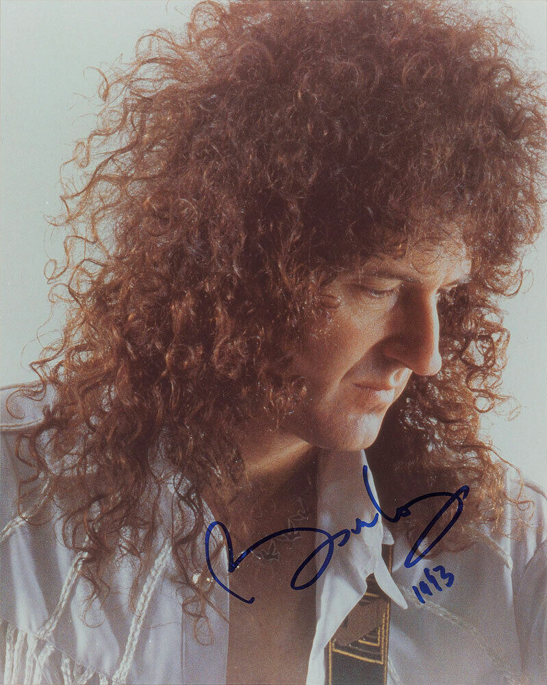 BRIAN MAY Signed Photo Poster paintinggraph - Rock Star Guitarist - QUEEN - preprint