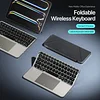 New Foldable Ultra-Thin Bluetooth Keyboard, Compatible With Apple, Android, Smartphones, And Tablets