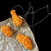 Fried Chicken Necklace Sweater Chain Women Autumn And Winter Chicken Leg Pendant Niche Design Ornaments Fried Chicken Wings Creative Accessories