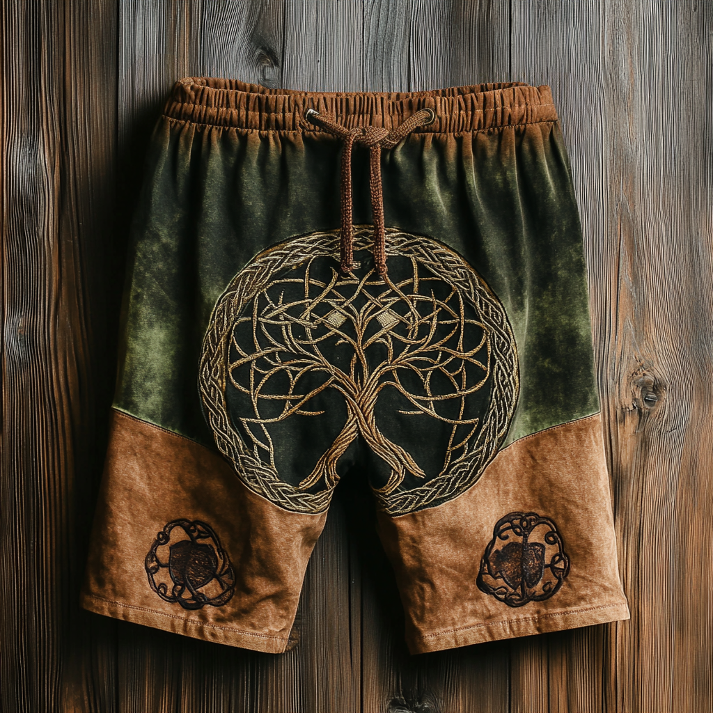 Men's Viking Life Of Tree Sport Vintage Shorts / Rvogue / Rvogue