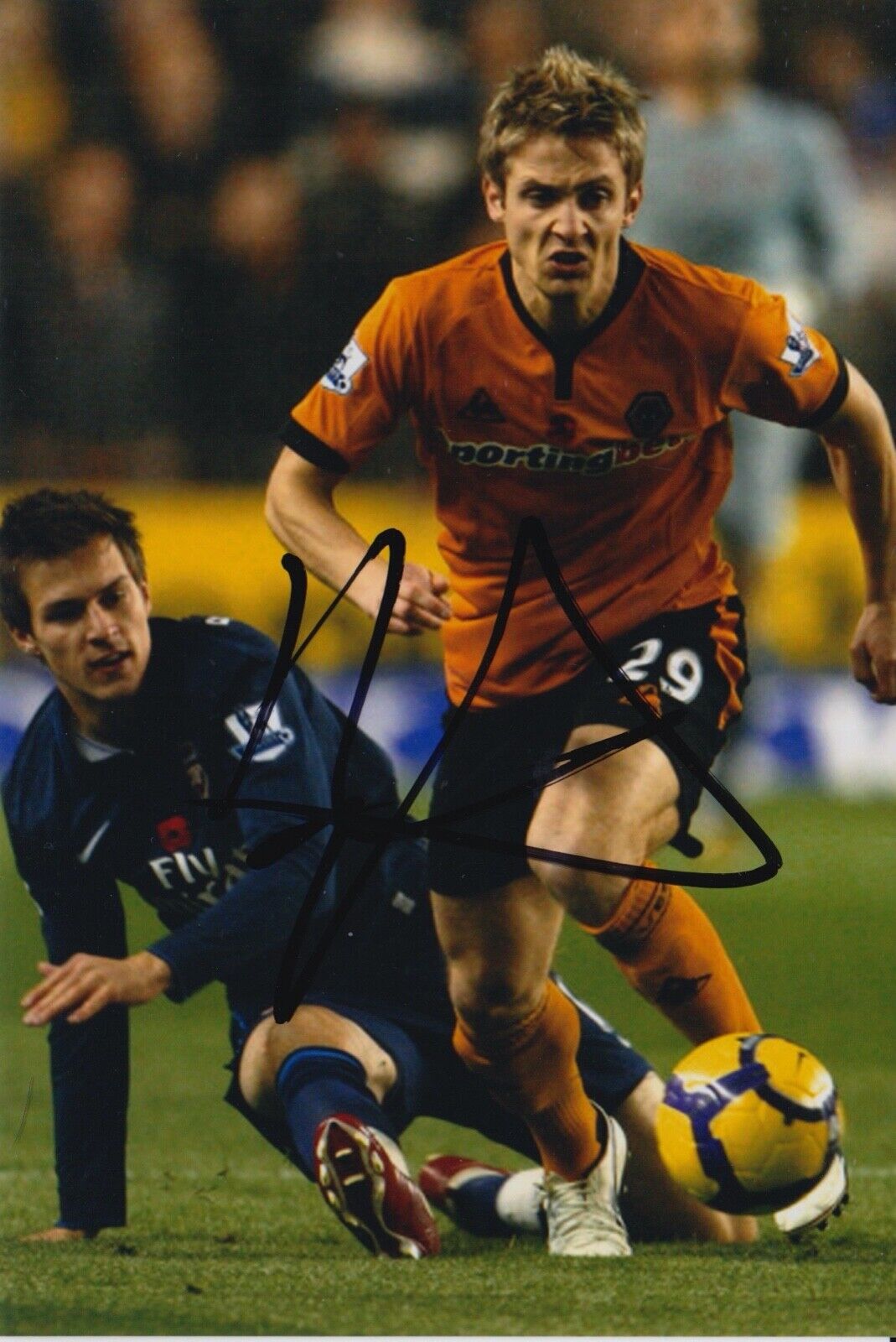 KEVIN DOYLE HAND SIGNED 6X4 Photo Poster painting - FOOTBALL AUTOGRAPH - WOLVES 1.