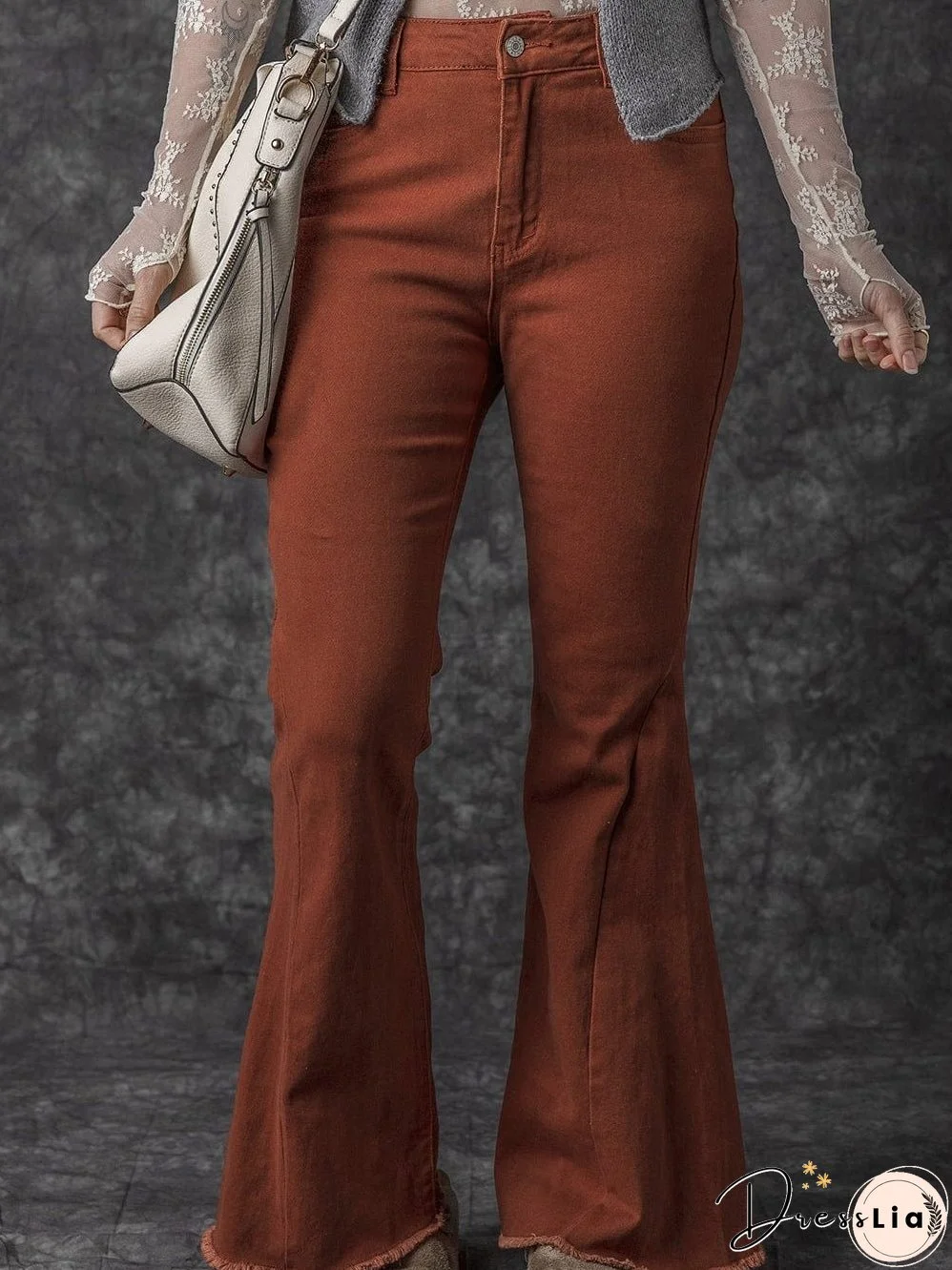 Retro Chic High Waist Flare Denim Jeans