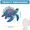 (US Only)Acrylic 2D Flat Sea Turtle DIY Diamond Painting Desktop Ornaments Kit for Decor