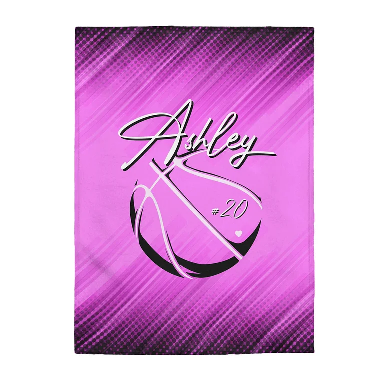 Personalized Basketball Blanket for Comfort & Unique| BKKid167