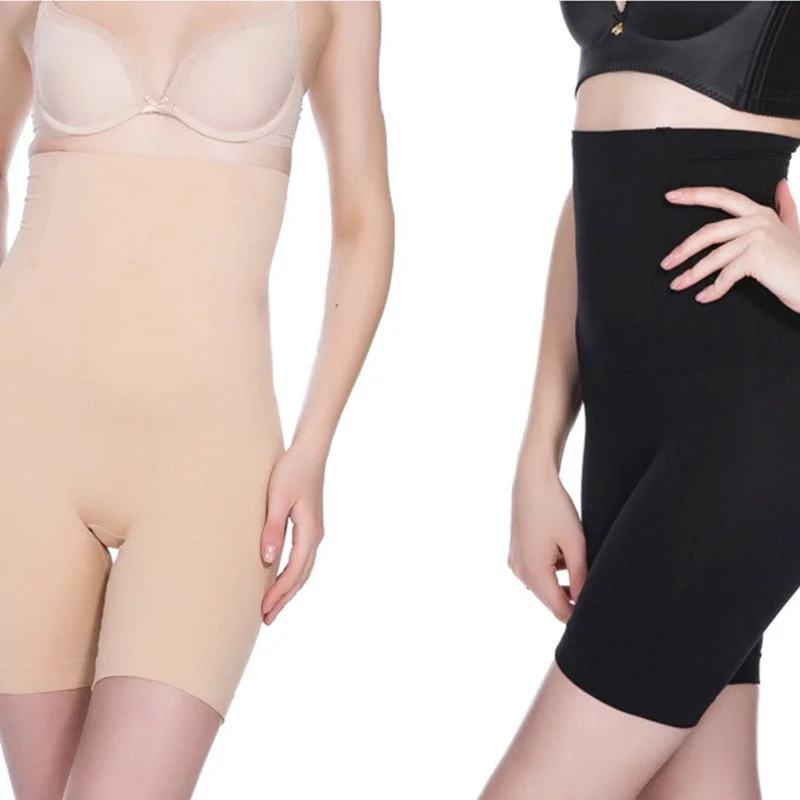 Coloriented Women Shaper Control Panties High Waist Butt Lifter Tightening Shapewear Ladies Slim Shorts Good Stretch 5XL Size