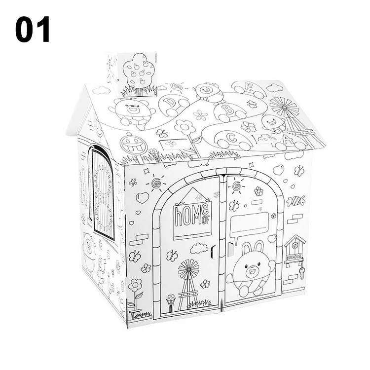 Doodle Cardboard Castle for Kids