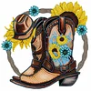 Diamond Painting-DIY Crystal Rhinestone Cowboy Boots