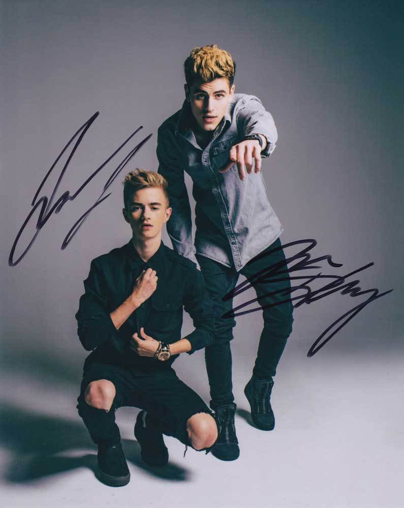 Jack & Jack In-Person AUTHENTIC Autographed Photo Poster painting SHA #43413