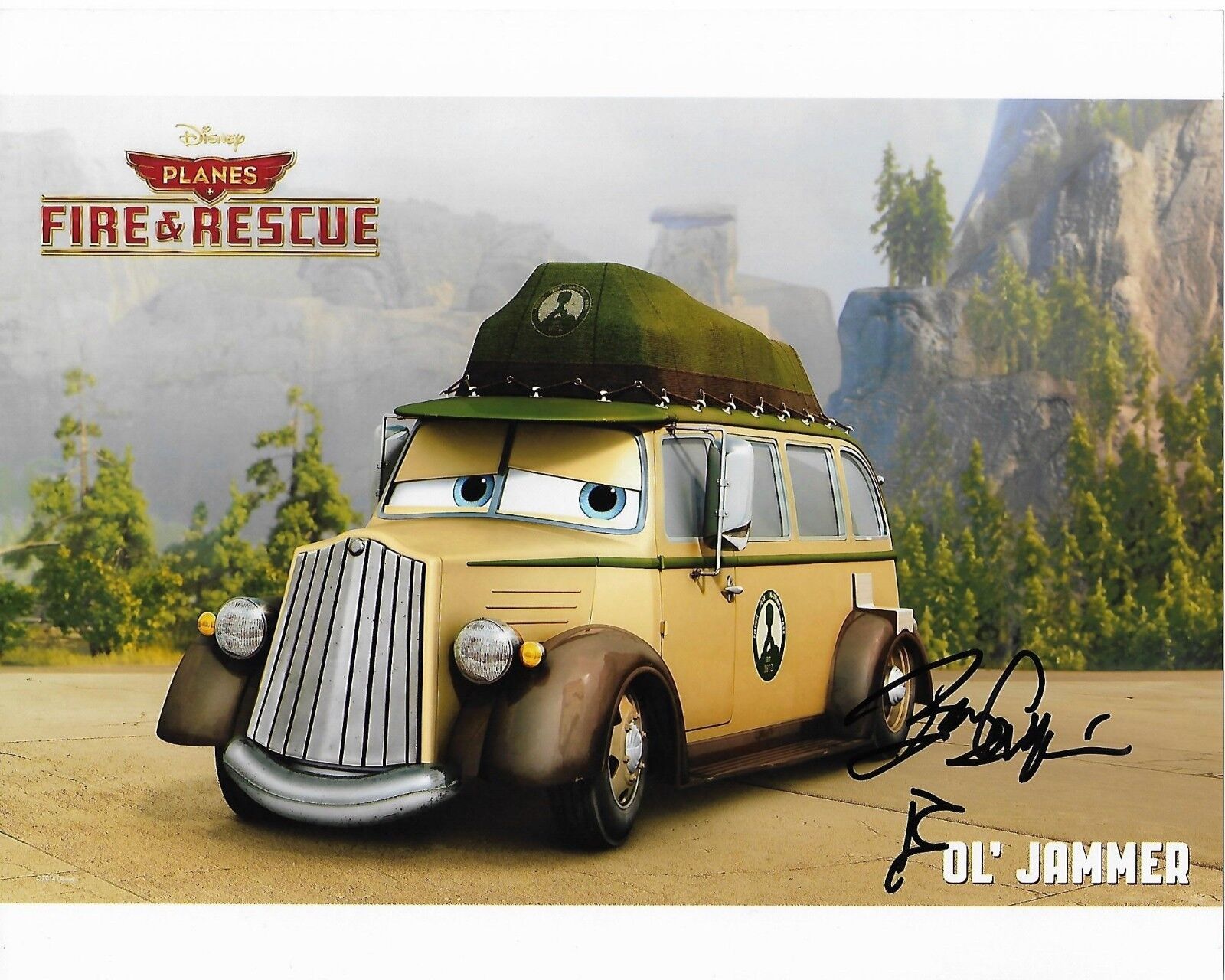 BARRY CORBIN PLANES FIRE & RESCUE AUTOGRAPHED Photo Poster painting SIGNED 8X10 #1 OL JAMMER