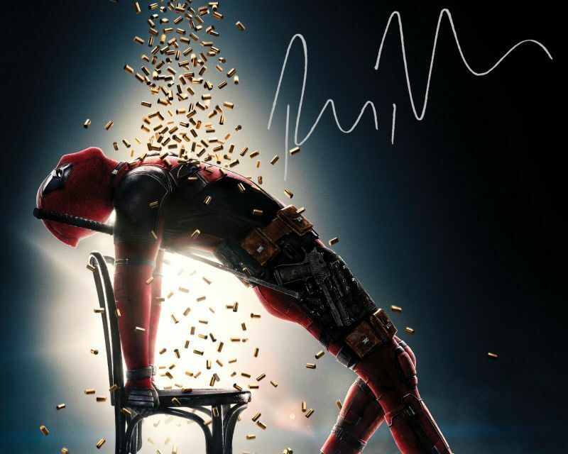 Ryan Reynolds - Deadpool Autograph Signed Photo Poster painting Print