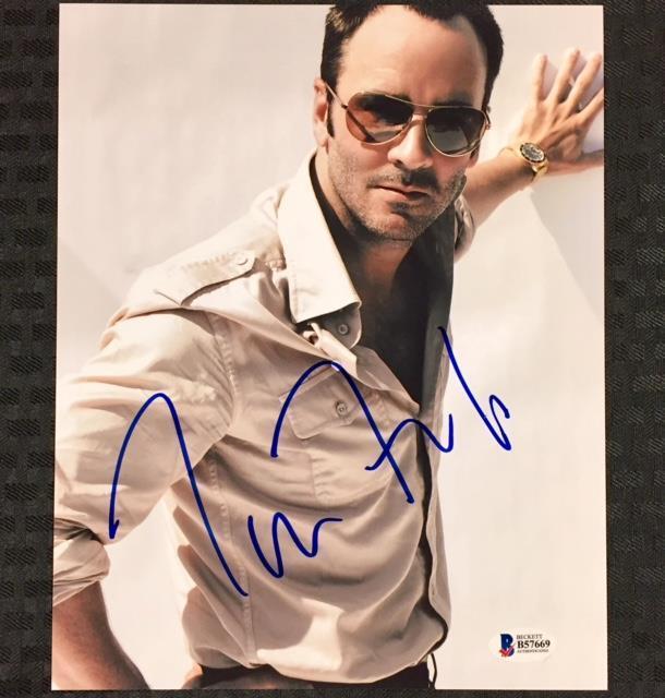 Producer TOM FORD Signed 8x10 Photo Poster painting BAS Beckett COA Nocturnal Animals SINGLE MAN