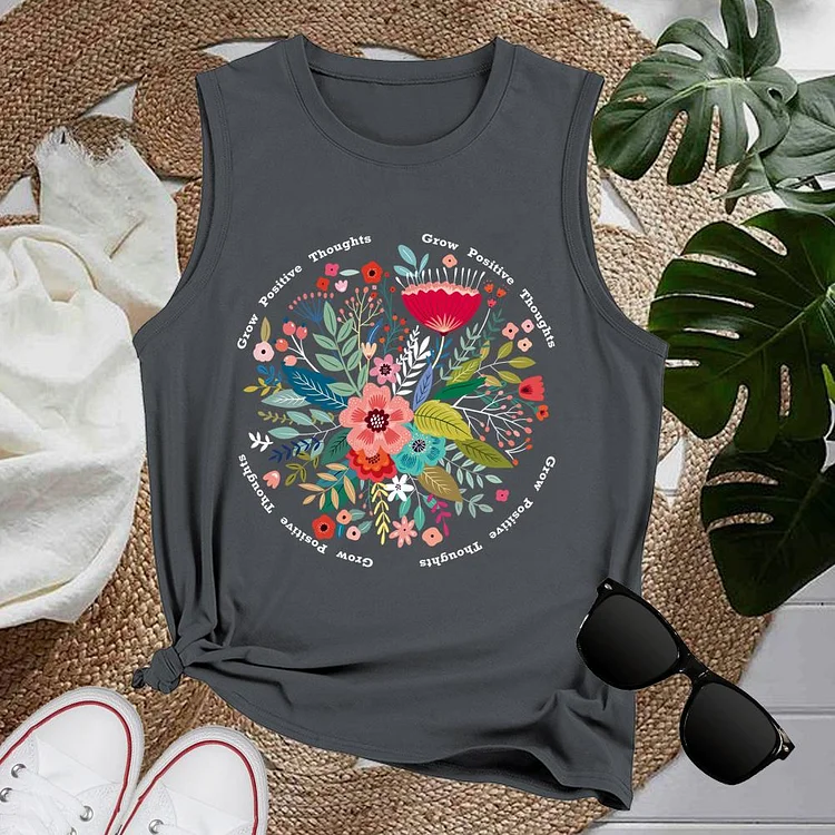 💯New Arrivals -Flower, Bohemian style Women Loose Tank Top-02631