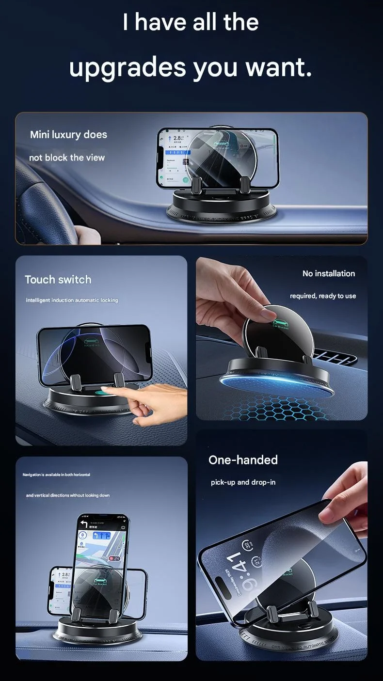 Car smart induction mobile phone holder--dashboard mobile phone holder