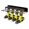 2Pcs Wall Mount Power Tool Storage Holder for Workshop Garage (Upper Lower)