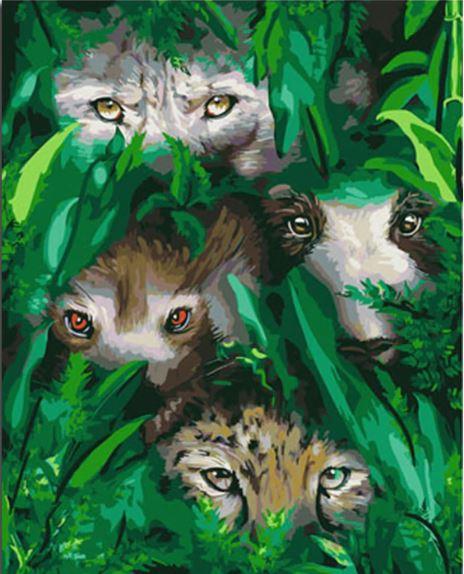 

Eyes of predatory animals – Paint By Numbers - 40*50CM, 501 Original
