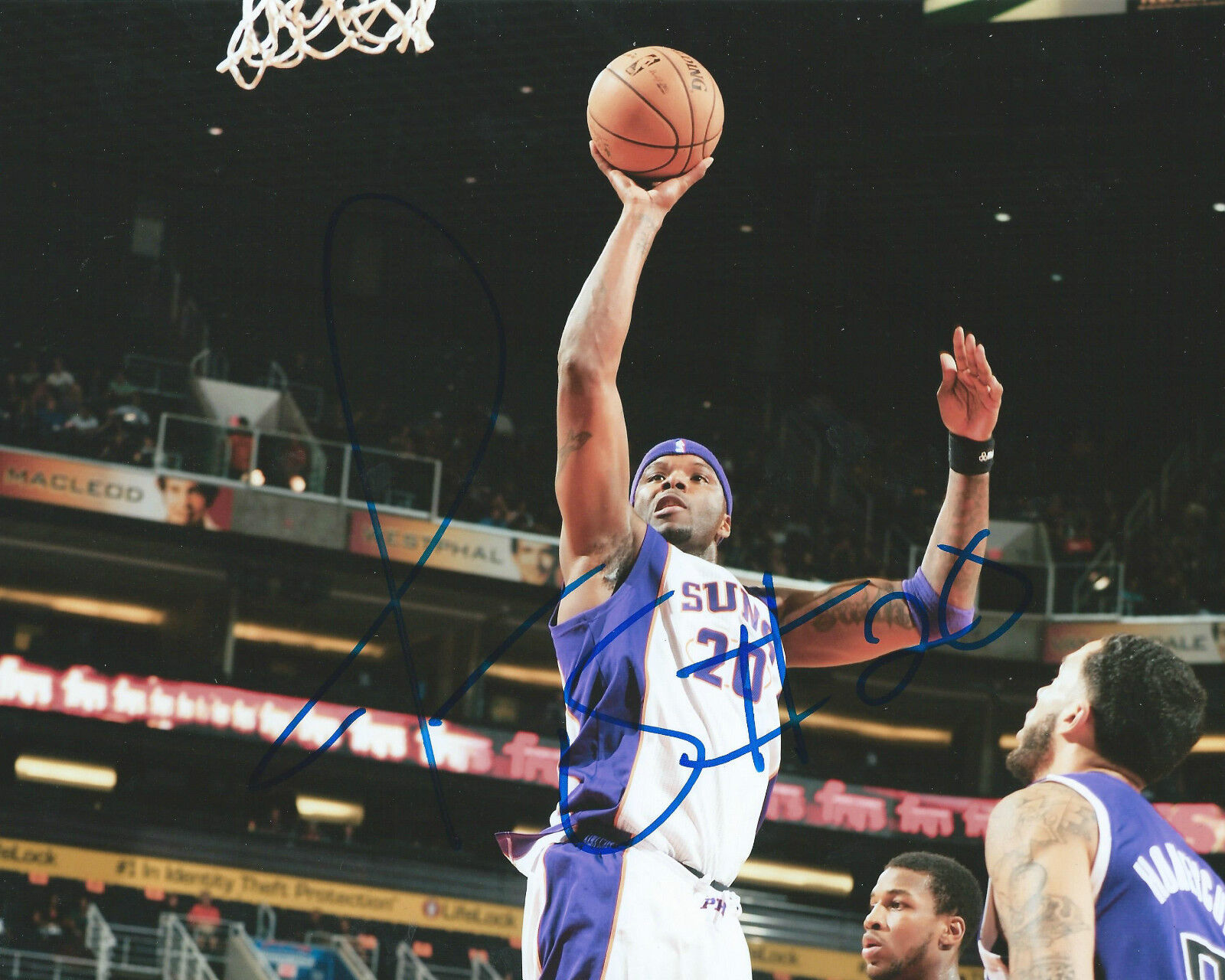 Jermaine O'Neal *PHOENIX SUNS* Signed 8x10 Photo Poster painting J2 COA GFA