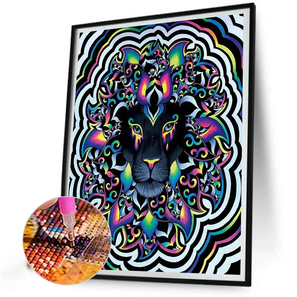 Diamond Painting - Full Round Drill - Panther(Canvas|40*50cm)