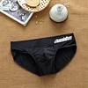 Men's Elastic Low Waist U Bulge Pouch Briefs