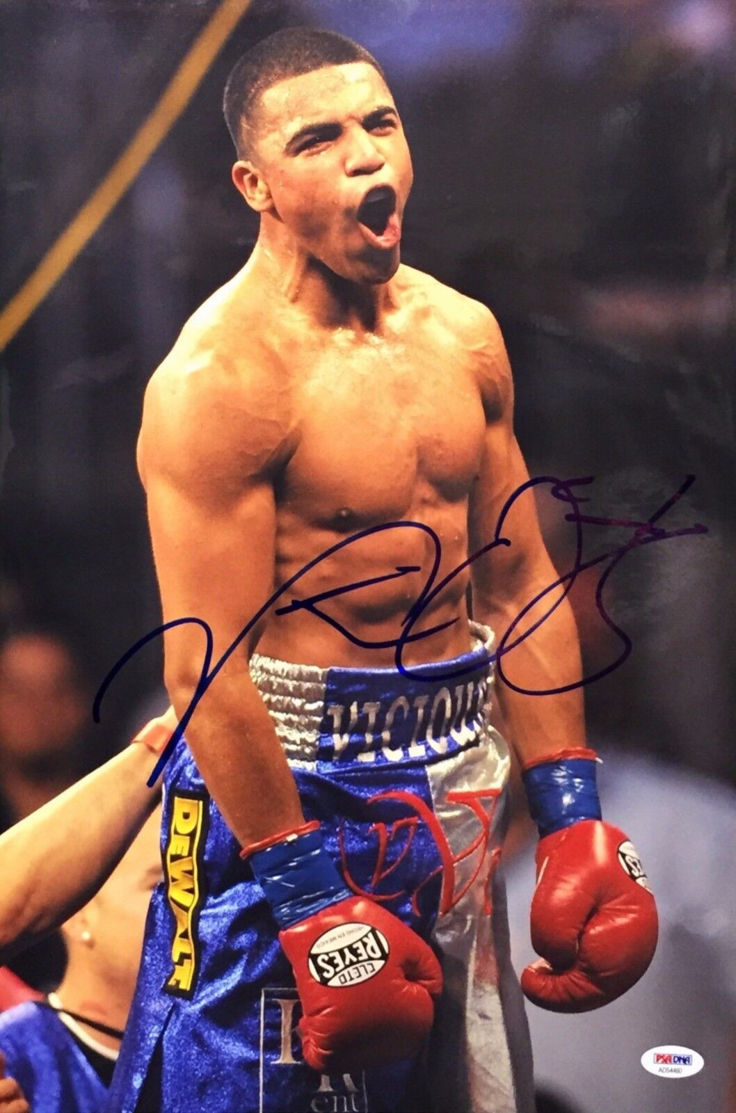 Victor Ortiz Signed 12x18 Boxing Photo Poster painting *Cleto Reyes PSA AD54460