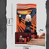The Famous Painting "The Scream" That Moves, Creative And Trendy Ornaments And Funny Ornaments