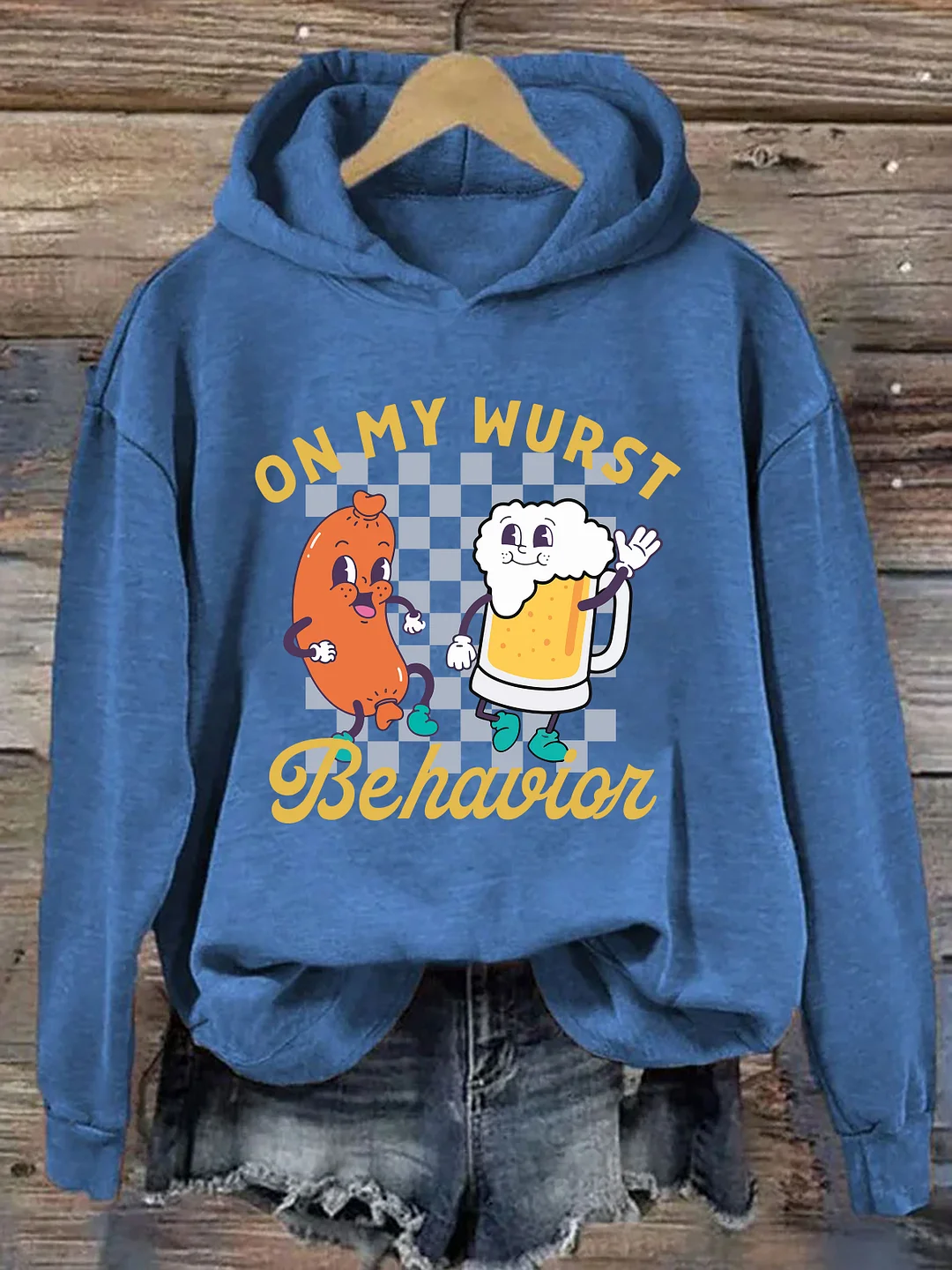 On My Wurst Behavior Hoodie
