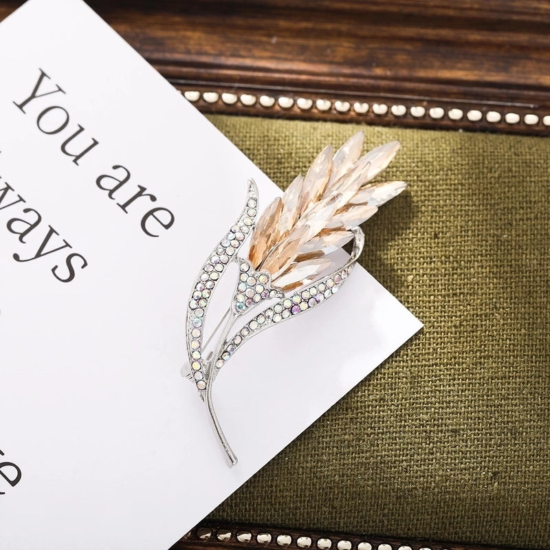 Elegant Minimalist Pin Rose Flower Alloy Plating Women’s Brooches