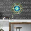 DIY Diamond Painting Luminous Mandala Diamond Painting Wall Clock Kit