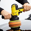 EU Electric Car Polishing Machine with Buffing Sponge Auto Detailing Handheld Polisher Adjustable Speed Scratch Repair Grinding Machine Car Accessories Power Tools