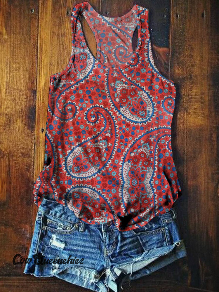 Women&rsquo;s Paisley Tank Top Multicolor / S